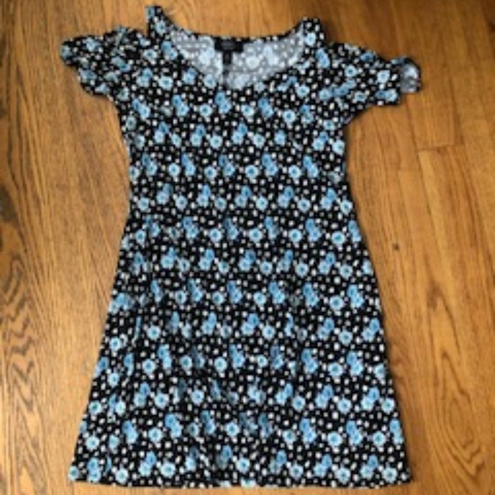 Flower print dress